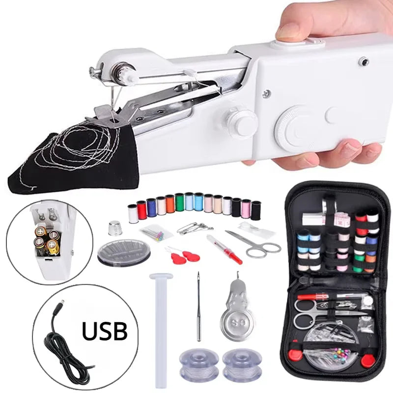 GALAXIO® Portable Electric Hand Sewing Machine for DIY, Crafts & Quick Repairs