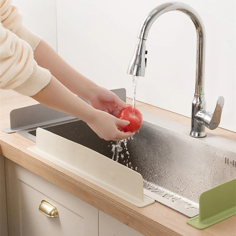 GALAXIO® Silicone Sink Baffle Splash Guard | Anti-Splash Faucet Protector for Dishwashing