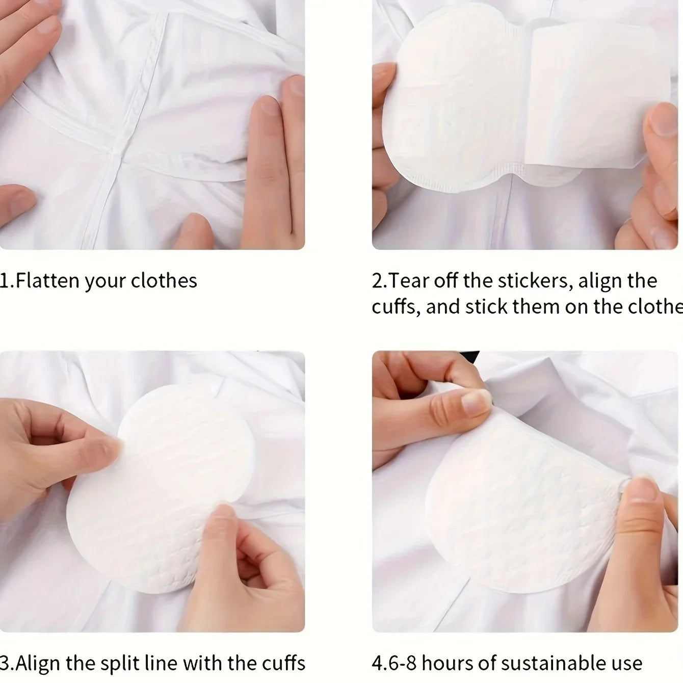 Alis™  Unisex Underarm Sweat Pads | Disposable Anti-Perspiration Shields